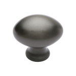 M Marcus Heritage Brass Oval Design Wardrobe Knob 38mm 